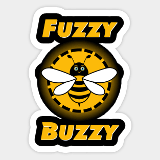 Fuzzy Buzzy Sticker